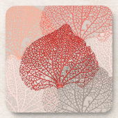 Coral Shadow Bier Onderzetter (Voorkant)