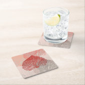 Coral Shadow Kartonnen Onderzetters (Insitu)