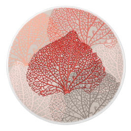 Coral Shadow Keramische Knop