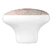 Coral Shadow Keramische Knop (Zijkant)