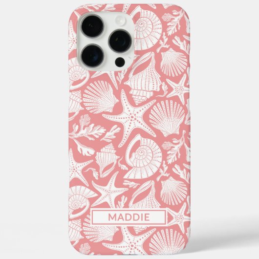 Coral Shells Personalized Case-Mate iPhone Case (Achterkant)