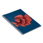 Coral Siamese gevechten Notitieboek (Rechterzijde)