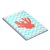 Coral Silhouette Notitieboek (Rechterzijde)