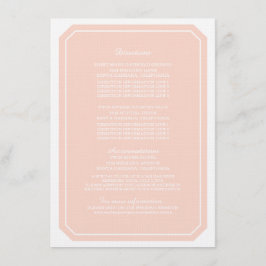 Coral Simply Elegant Information Kaart