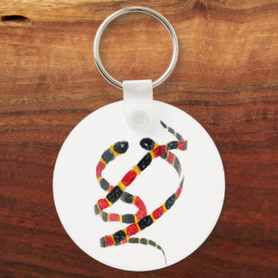 Coral Snake Art Sleutelhanger