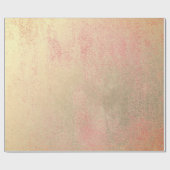 Coral Snoep Champaign Sepia Foxier Gold Abstract Cadeaupapier (Vlak)