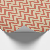 Coral Spice Moods Chevrons Cadeaupapier (Hoek)