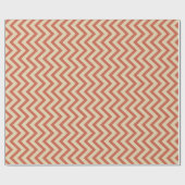 Coral Spice Moods Chevrons Cadeaupapier (Vlak)