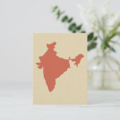 Coral Spice Moods India Briefkaart (Staand voorkant)