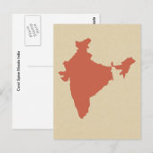 Coral Spice Moods India Briefkaart (Voorkant / Achterkant)