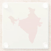 Coral Spice Moods India Glazen Onderzetter (Achterkant)