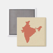 Coral Spice Moods India Magneet (Voorkant / Achterkant)