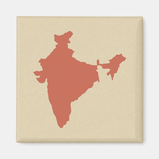 Coral Spice Moods India Magneet (Voorkant)
