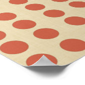 Coral Spice Moods Stippen Poster (Hoek)