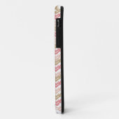 Coral Spice Scribble ZigZag Chevron Pattern Case-Mate iPhone Case (Achterkant/links)