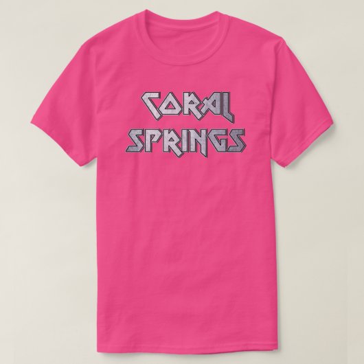 Coral Springs FL T-shirt (Design voorkant)