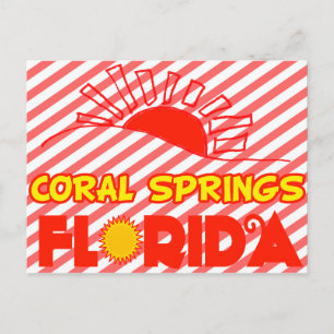 Coral Springs, Florida Briefkaart