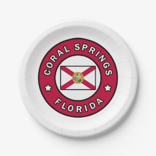 Coral Springs Florida Papieren Bordje