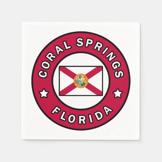 Coral Springs Florida Servet (Voorkant)