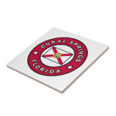 Coral Springs Florida Tegeltje (Zijkant)