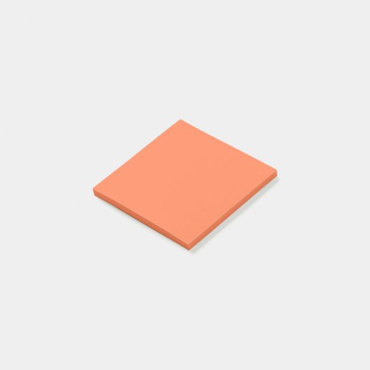 Coral Square Post-it Notes (Schuin)