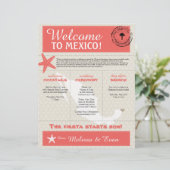 Coral Starfish Cancun Mexico - Welkomstbrief (Staand voorkant)