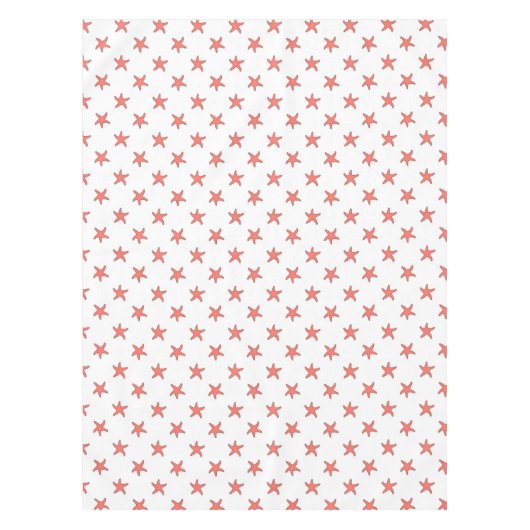 Coral Starfish Patroon Tafelkleed (Voorkant)