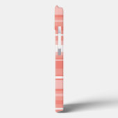 Coral strepen Case-Mate iPhone hoesje (Achterkant / Links)