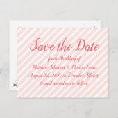 Coral Striped Specialized sparen het Briefkaart va (Voorkant / Achterkant)