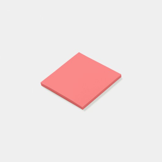 Coral Stylish Stationery Post-it® Notes (Schuin)