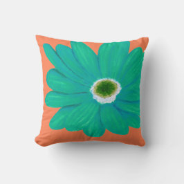 Coral Summer Flower Sierkussen