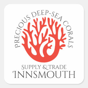 Coral Trade Innsmouth Vierkante Sticker