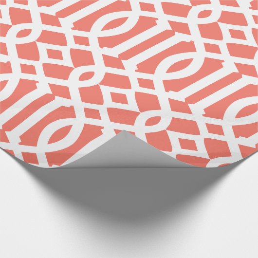 Coral Trellis | Gift Wrap Cadeaupapier (Hoek)