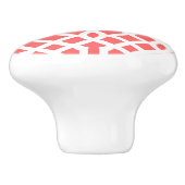 Coral Trellis Keramische Knop (Zijkant)
