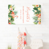 Coral Tropical Floral Bachelorette Spandoek (Insitu)