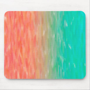 Coral & Turquoise Ombre Waterverf Blauwgroen Sinaa Muismat