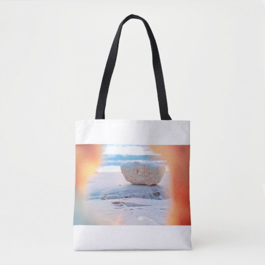 Coral Uitzicht Beach Canvas tas (Voorkant)