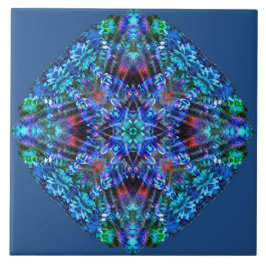 Coral Volcano Mandala Tile Tegeltje