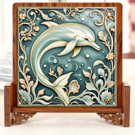 Coral Wave Elegance links Tegeltje