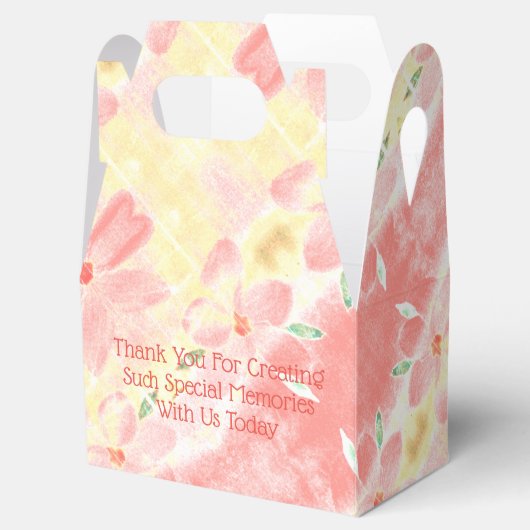 Coral Wedding Bedankdoosjes (Geopend)