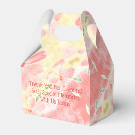 Coral Wedding Bedankdoosjes