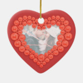 Coral Wedding Jubileum 35e hart ornament (Achterkant)