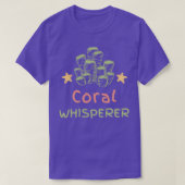 Coral whisperer coole grappige aquariumhob t-shirt (Design voorkant)