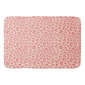 Coral White Luipaardprint Badmat (Voorkant)