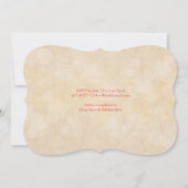 Coral White Yellow Daisy Bridal Shower Kaart (Achterkant)