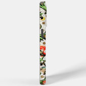 Coral Yellow Green Gold  Floral Damask Case-Mate iPhone Case (Achterkant / Rechts)