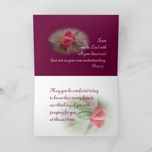 coralazaleabuds-burg-pas om het even welke bedankkaart (Binnen)