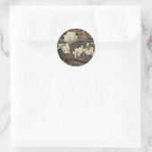 Corale paddenstoel Coördinerende items Ronde Sticker (Tas)