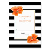 Corale papavers en stripescortskaart kaart (Voorkant)