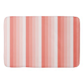 Corale perzikschaduwstrepen badmat (Voorkant)